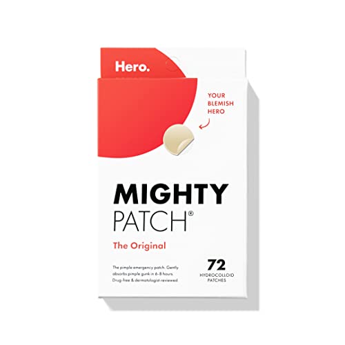 Hero Cosmetics Mighty Patch Original Pimple Patches: Clear Skin Overnight Solution