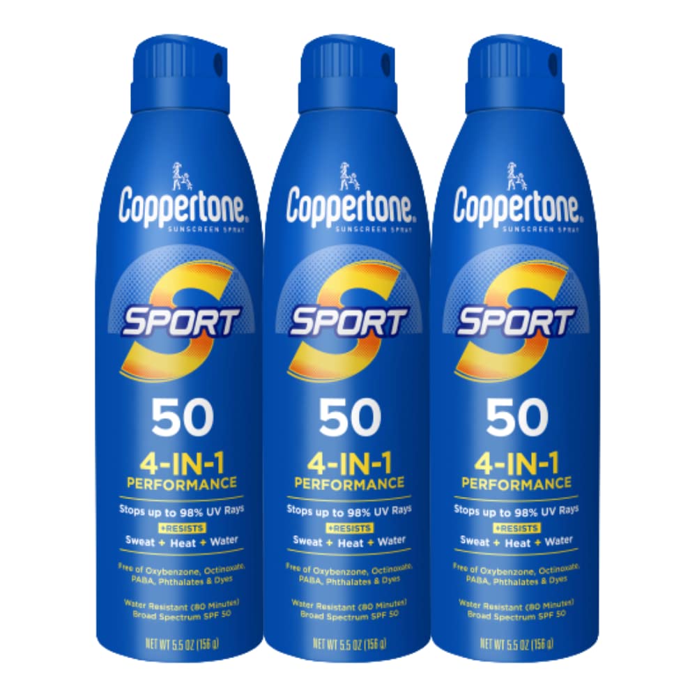 Protect Your Skin with Coppertone Sport Sunscreen Spray SPF 50 – Perfect for Any Adventure!