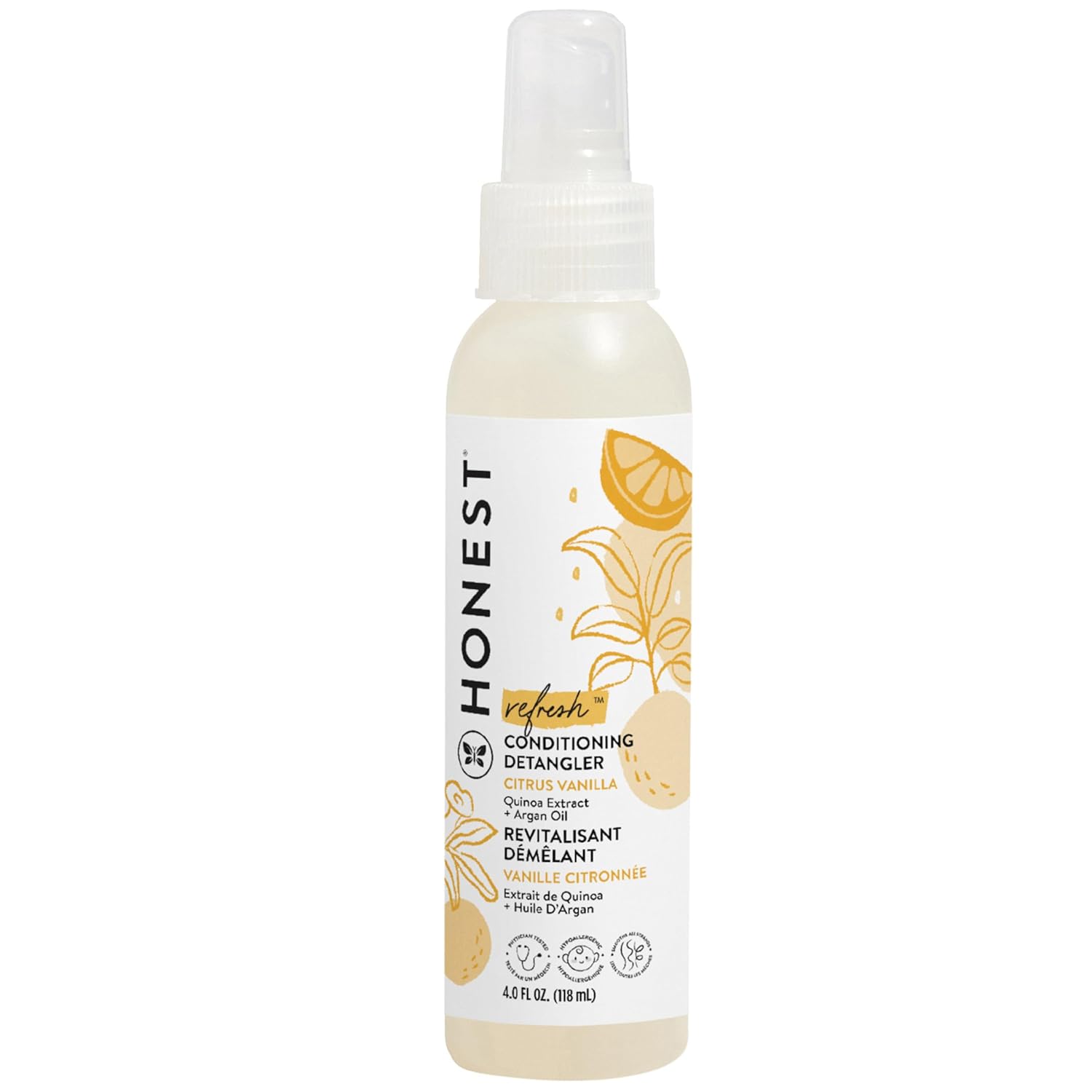 Transform Tangles Instantly: Honest Company’s Citrus Vanilla Hair Detangler!