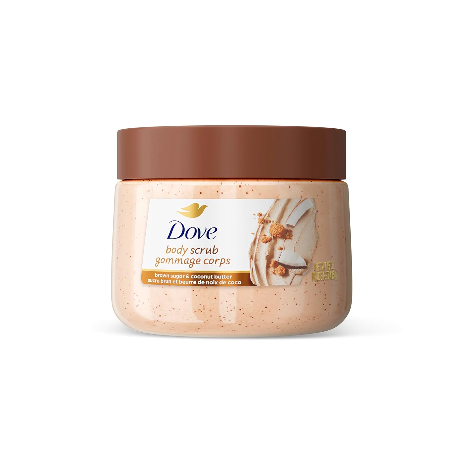 Transform Your Skin with Dove Brown Sugar & Coconut Butter Body Scrub Exfoliator!