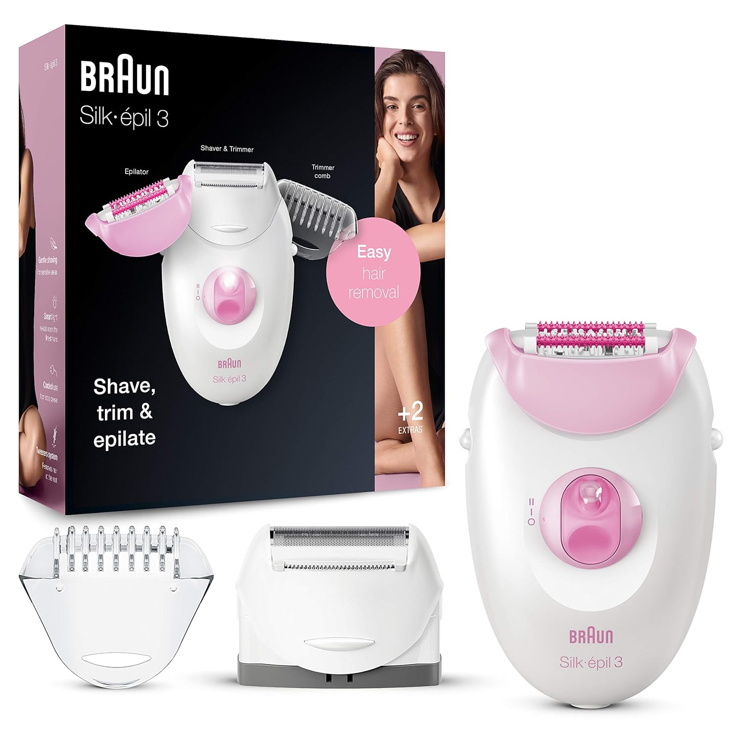 Achieve Silky Smooth Skin: Braun Silk-epil 3 3-270 Epilator for Effortless Hair Removal!