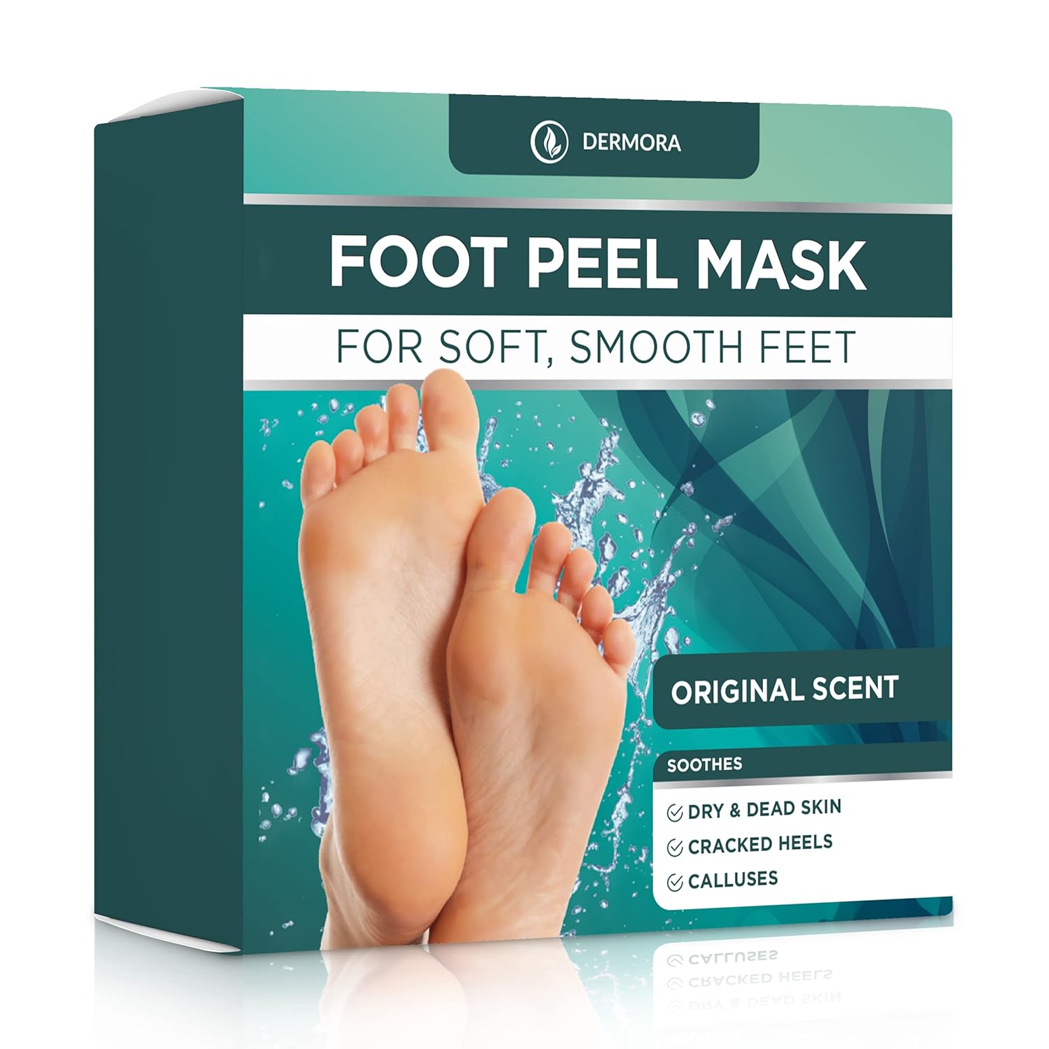 Transform Your Feet: DERMORA Foot Peel Mask for Baby Soft Skin Awaits!