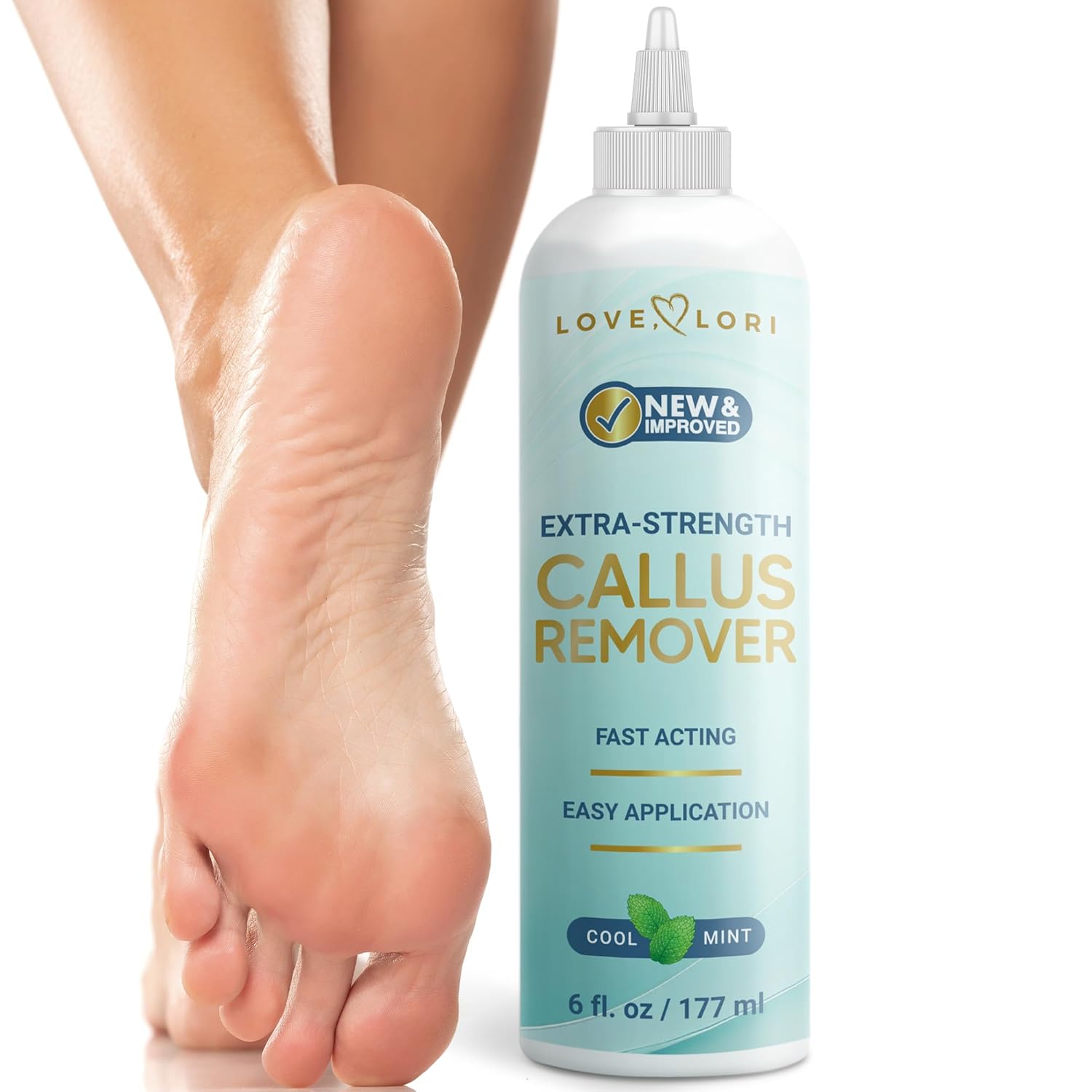 Transform Your Feet: Extra Strength Callus Remover Gel for Smooth, Soft Skin!
