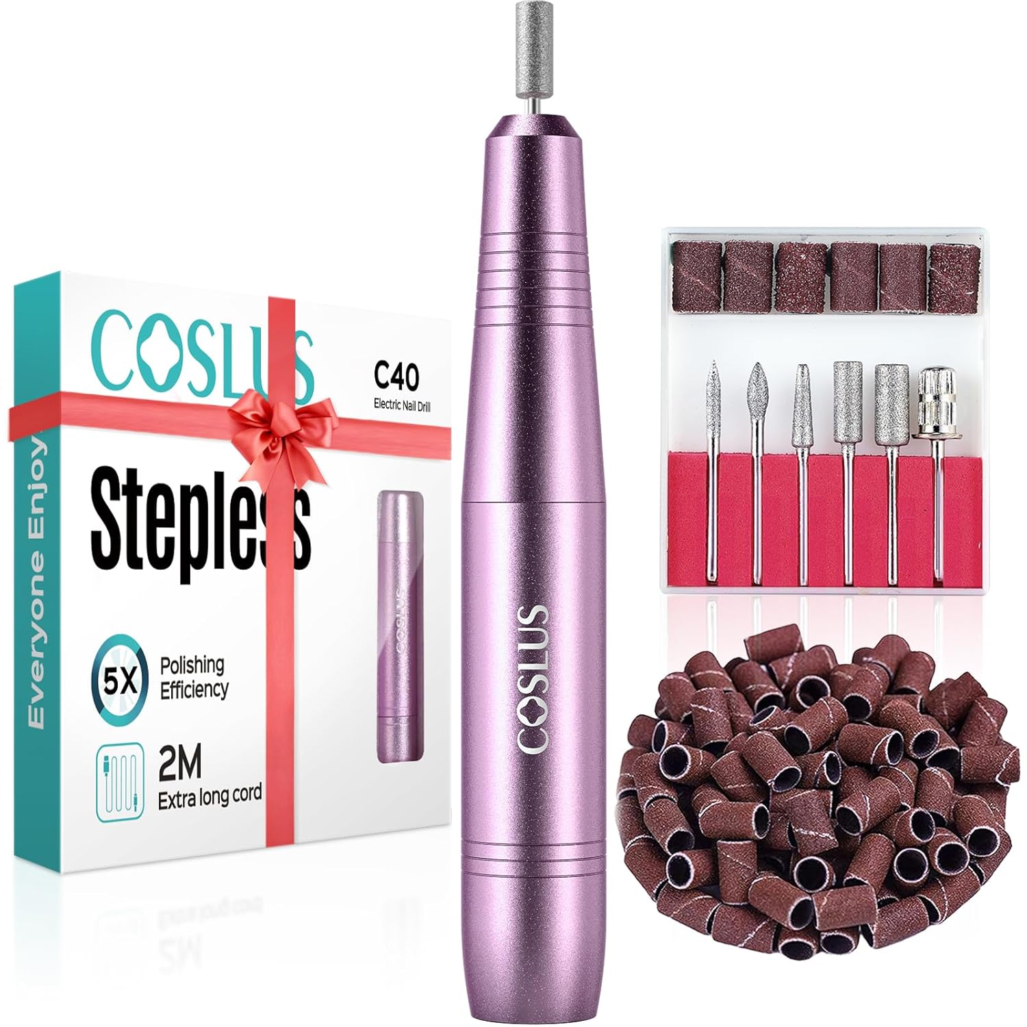 Transform Your Nails with the COSLUS Electric Manicure Kit—Salon Quality at Home!