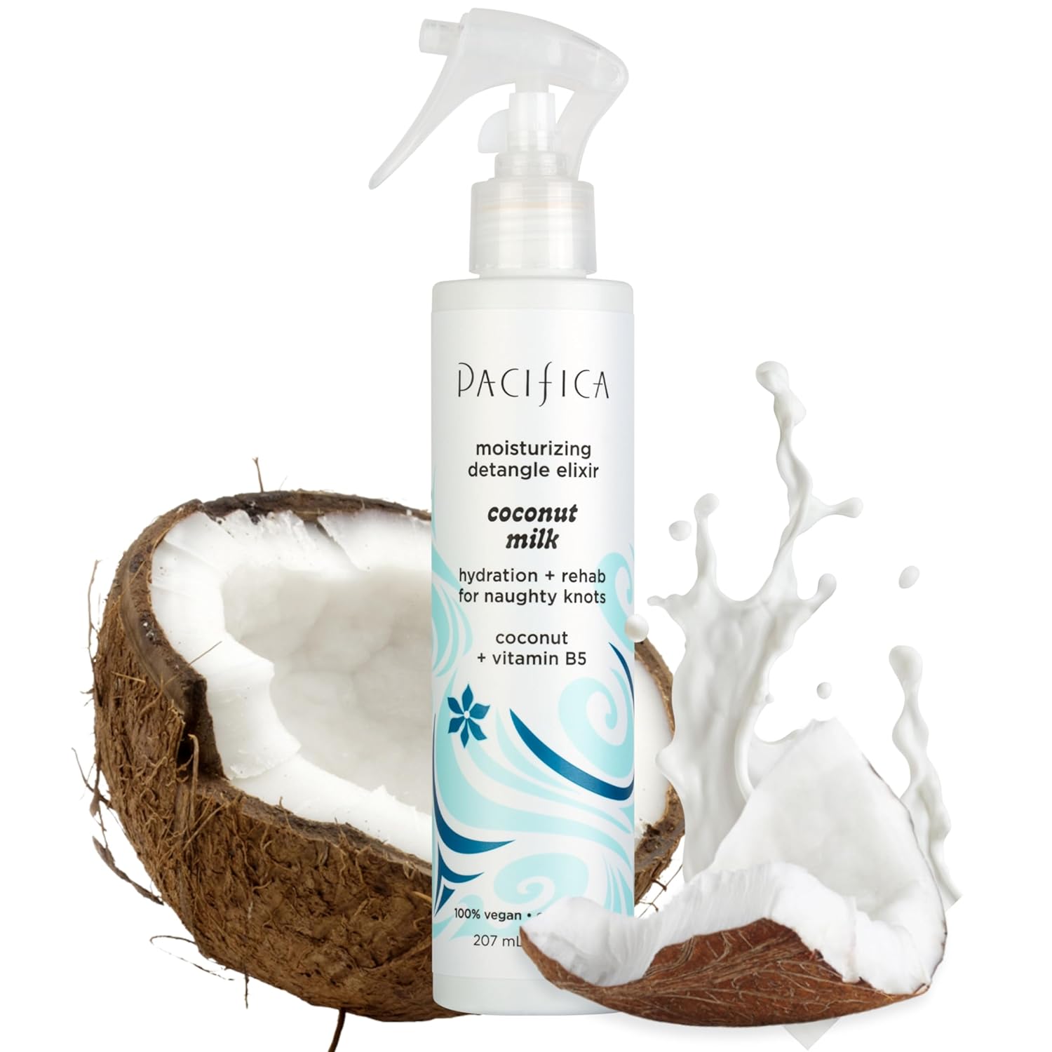 Transform Your Tresses: Pacifica Coconut Milk Hair Detangler for Effortless Shine!
