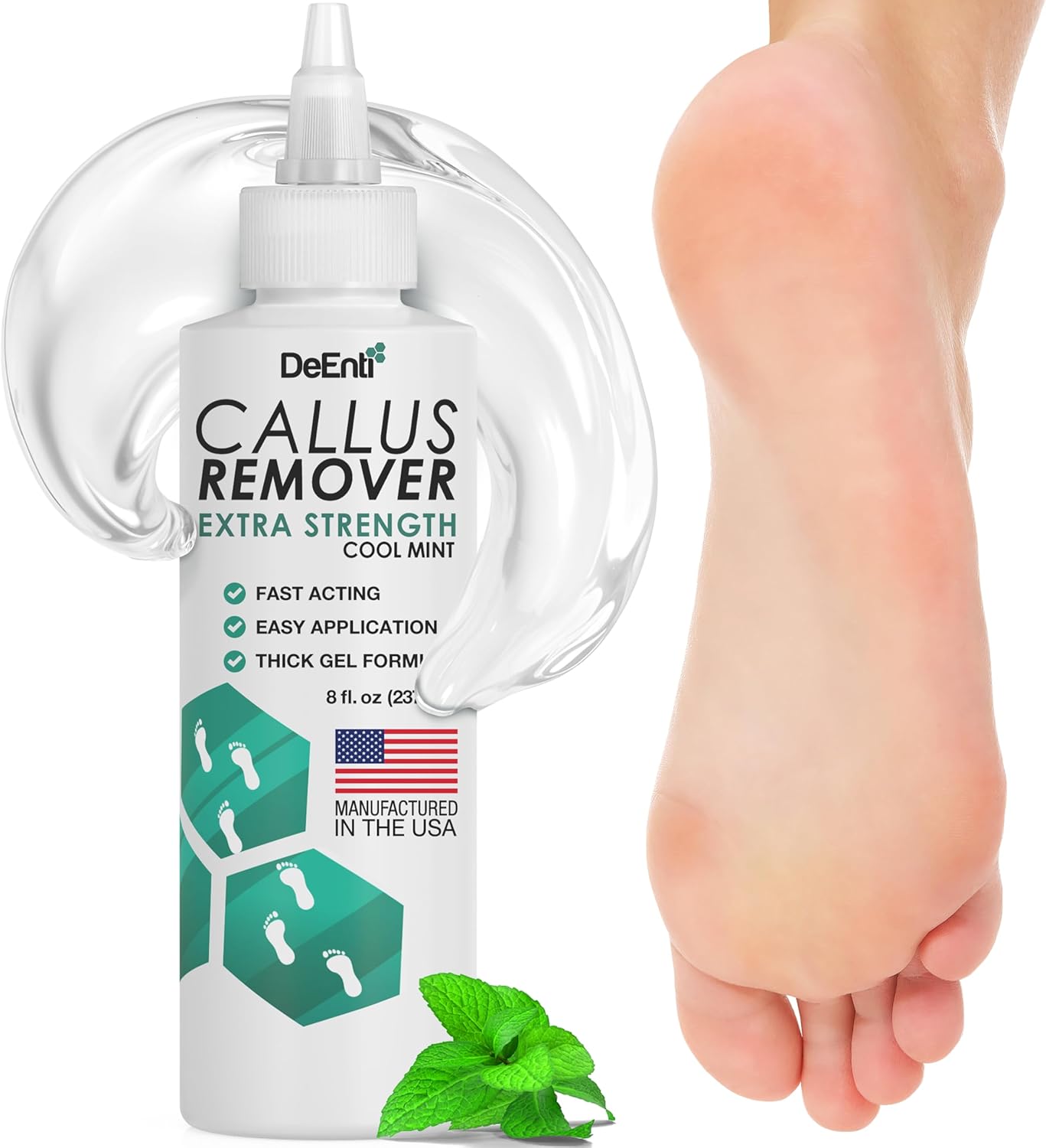 Say Goodbye to Cracked Heels with DeEnti Callus Remover Gel – Salon Quality at Home!
