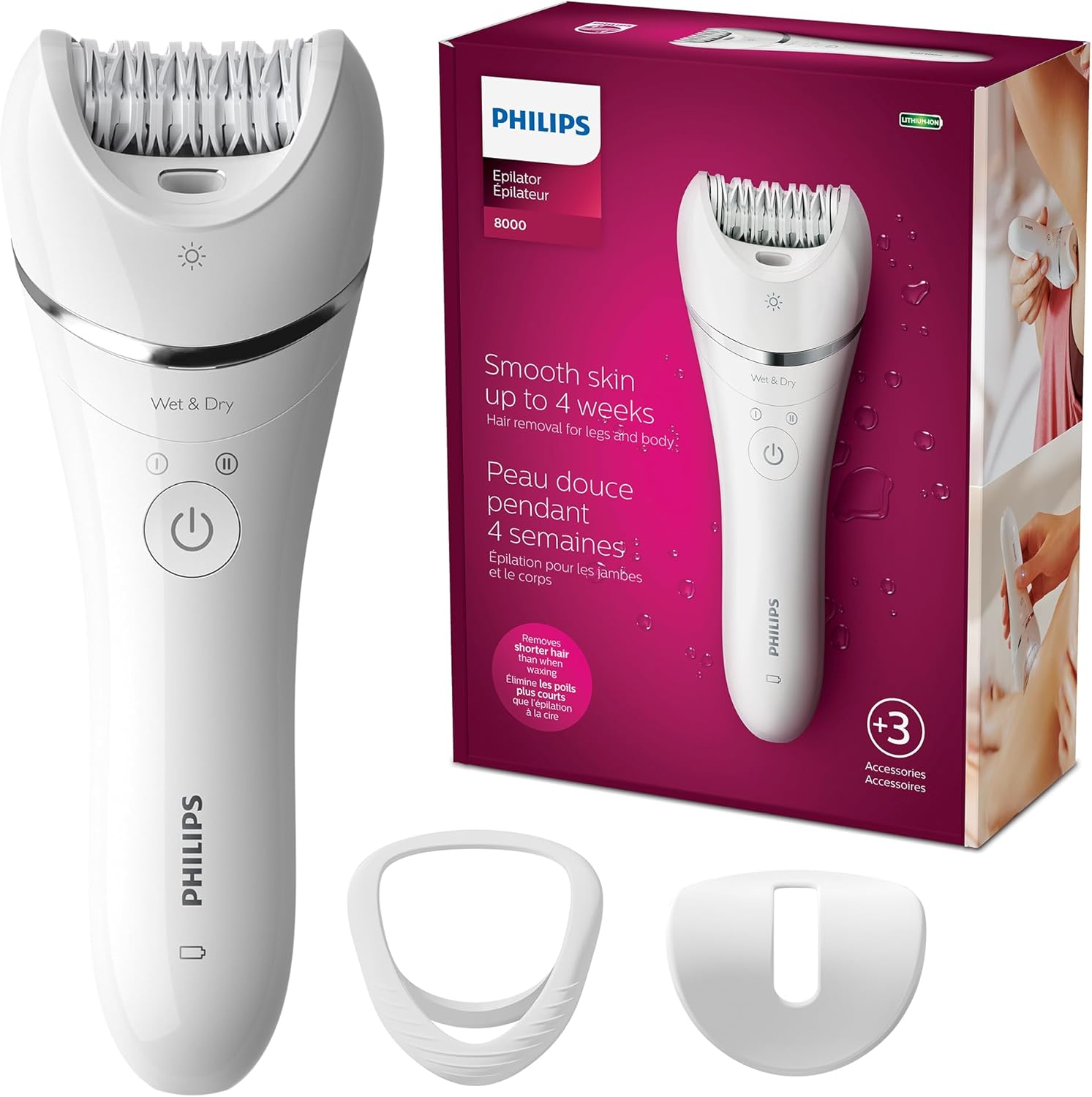 Say Goodbye to Hair Hassles: Philips Beauty Epilator Series 8000 for Effortless Smoothness!