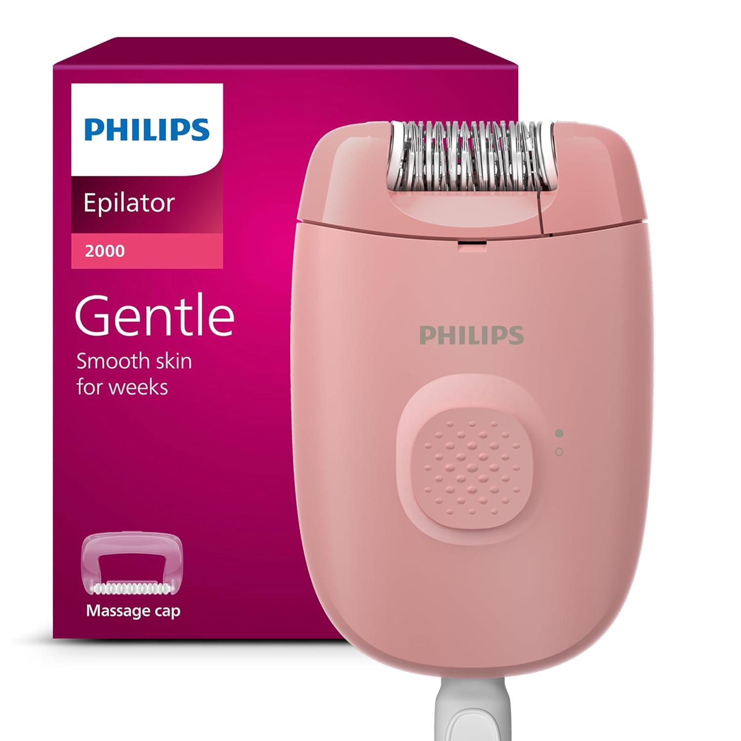 Say Goodbye to Unwanted Hair: Philips Epilator Series 2000 for Effortless Smoothness!