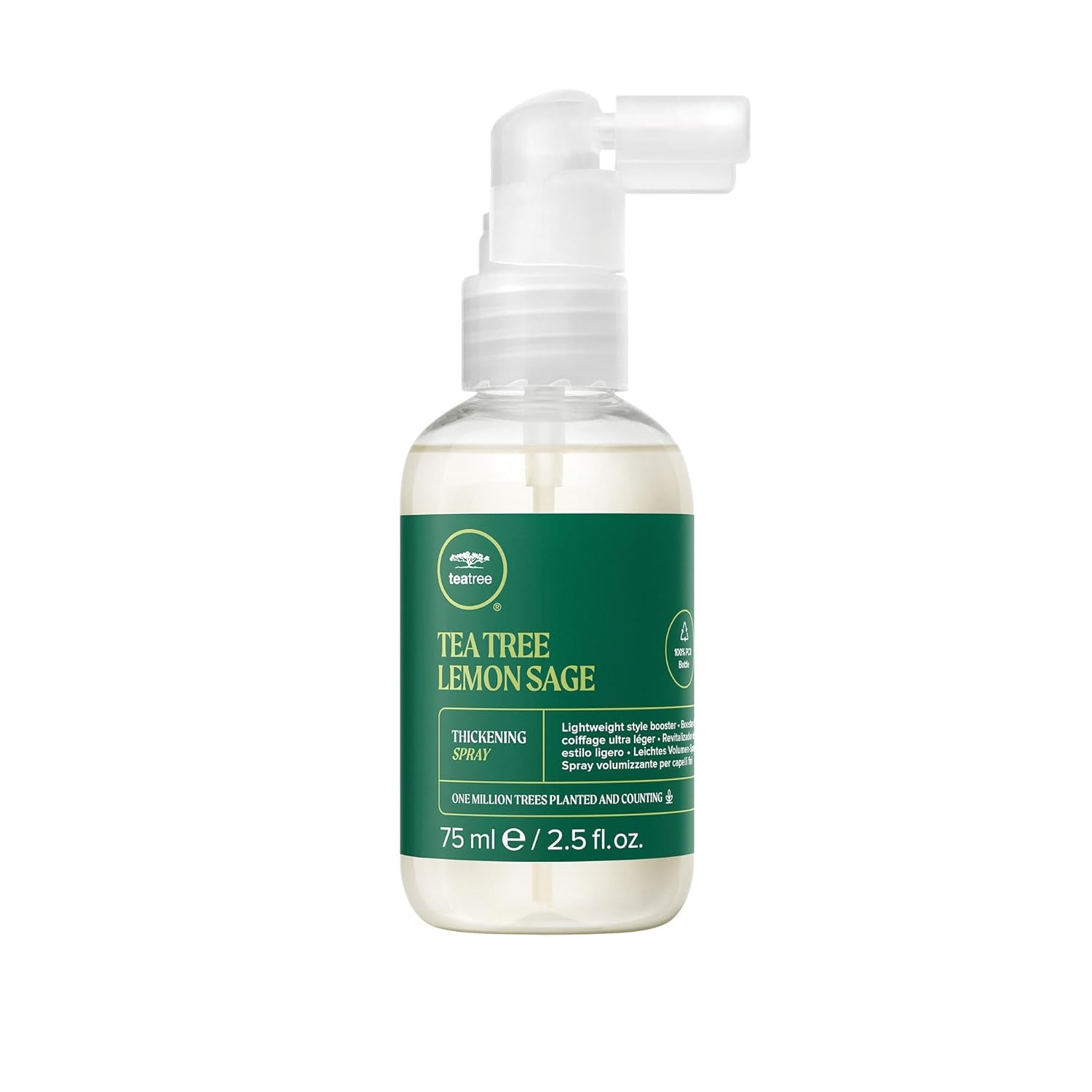 Transform Fine Hair with Tea Tree Lemon Sage Thickening Spray for Incredible Volume!