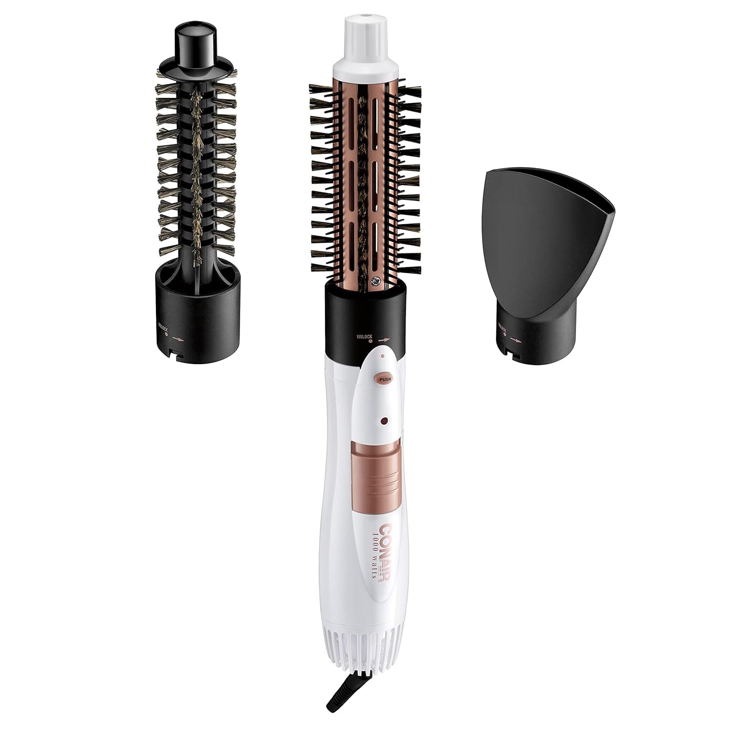 Transform Your Hair Game with the Conair Double Ceramic Hot Air Brush Styler!