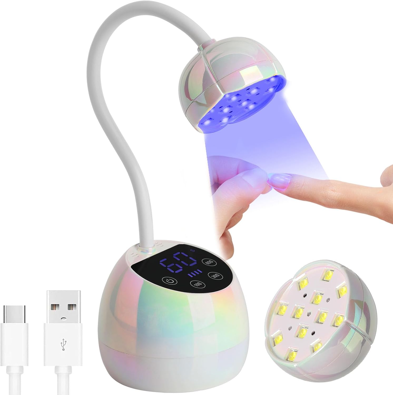 Transform Your Manicure: 36W Cordless UV LED Nail Lamp for Stunning Gel Nails!