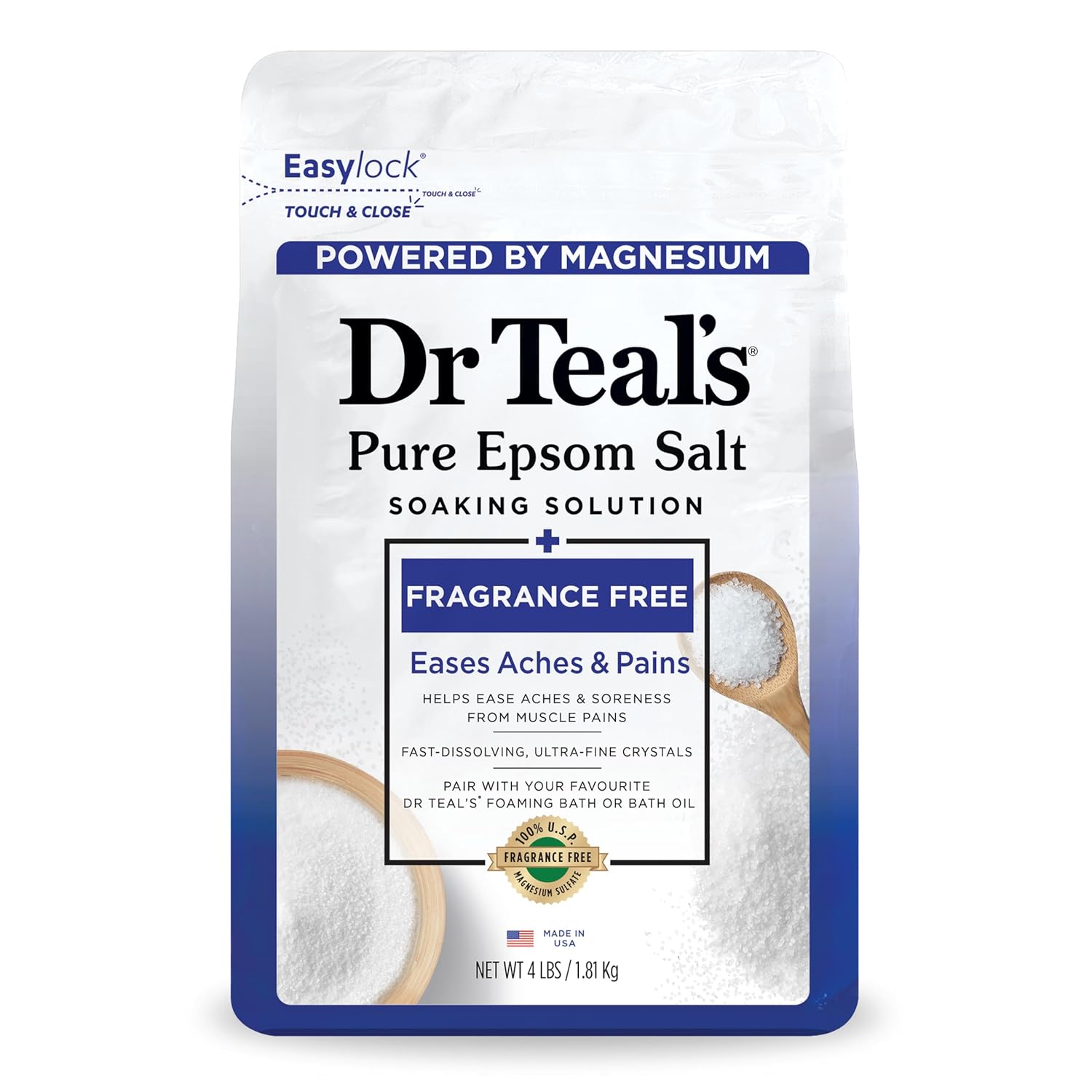 Transform Your Relaxation Routine with Dr Teal’s Fragrance-Free Epsom Salt Soak!