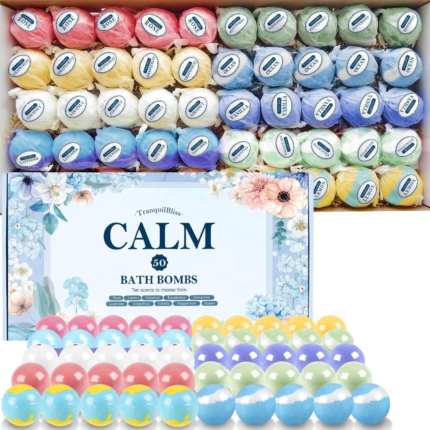 Indulge in Relaxation: TranquilBliss Bath Bomb Gift Set – Perfect for Every Occasion!