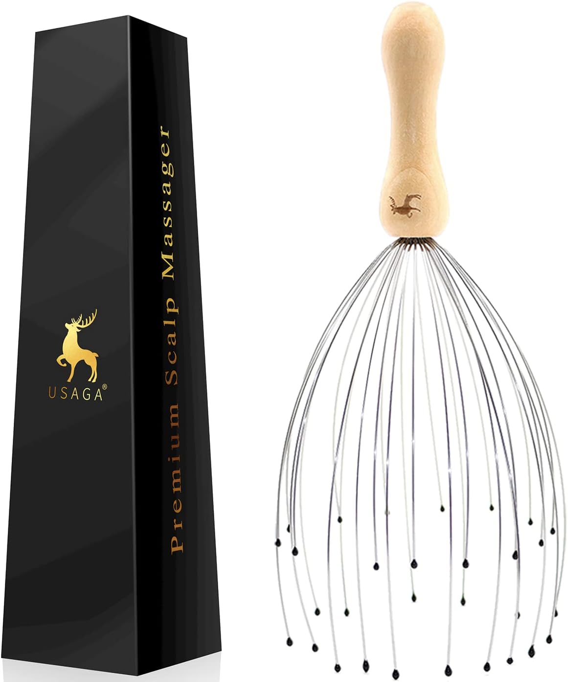 Revitalize Your Scalp with the USAGA 32 Fingers Massager—Perfect Relaxation Gift!