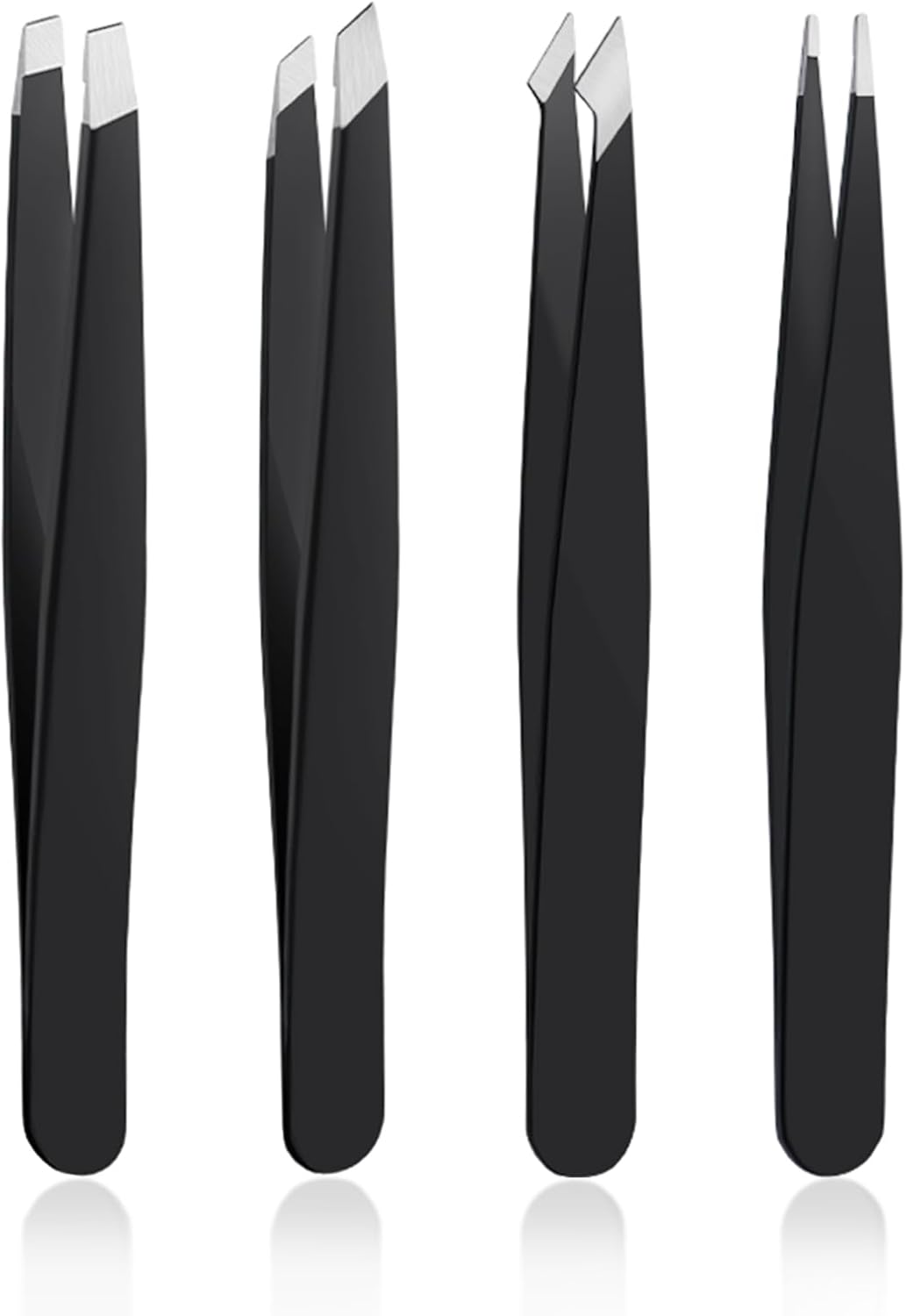 Say Goodbye to Ingrown Hair: Try This 4 PCS Precision Stainless Steel Tweezers Set!