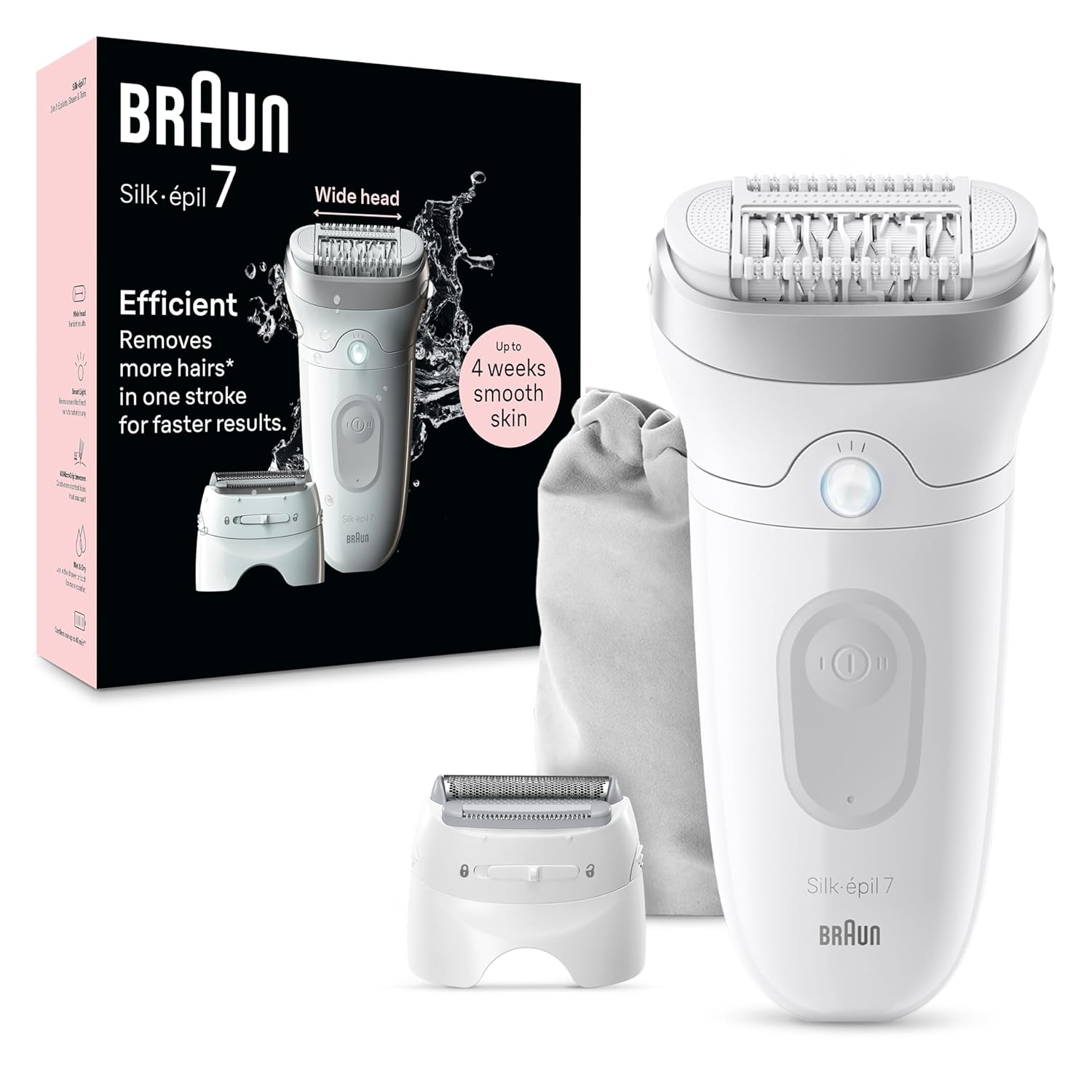 Say Goodbye to Unwanted Hair: Try the Braun Epilator Silk-épil 7 Today!