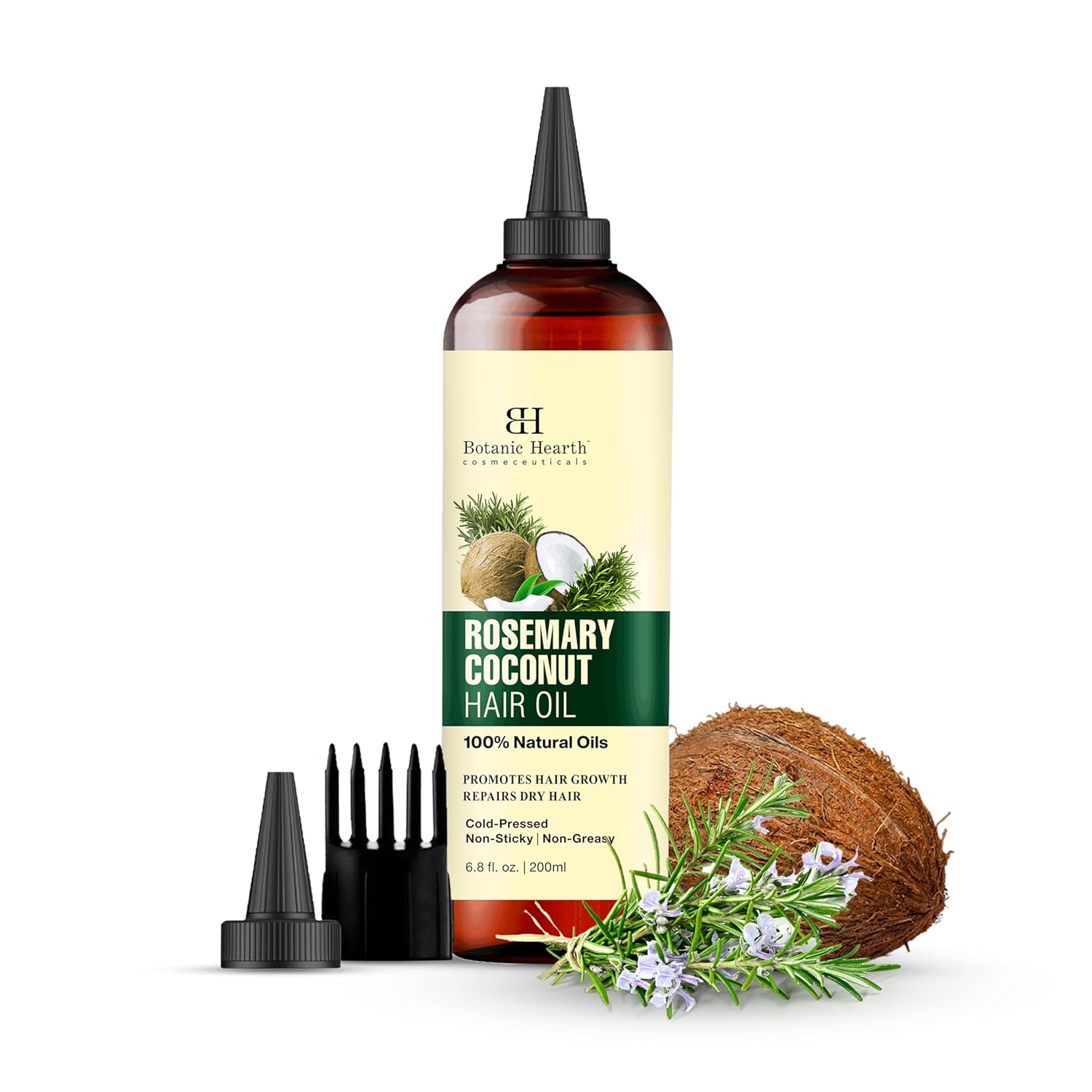 Transform Your Hair with Botanic Hearth’s Coconut Oil Hair Mask Blend Today!
