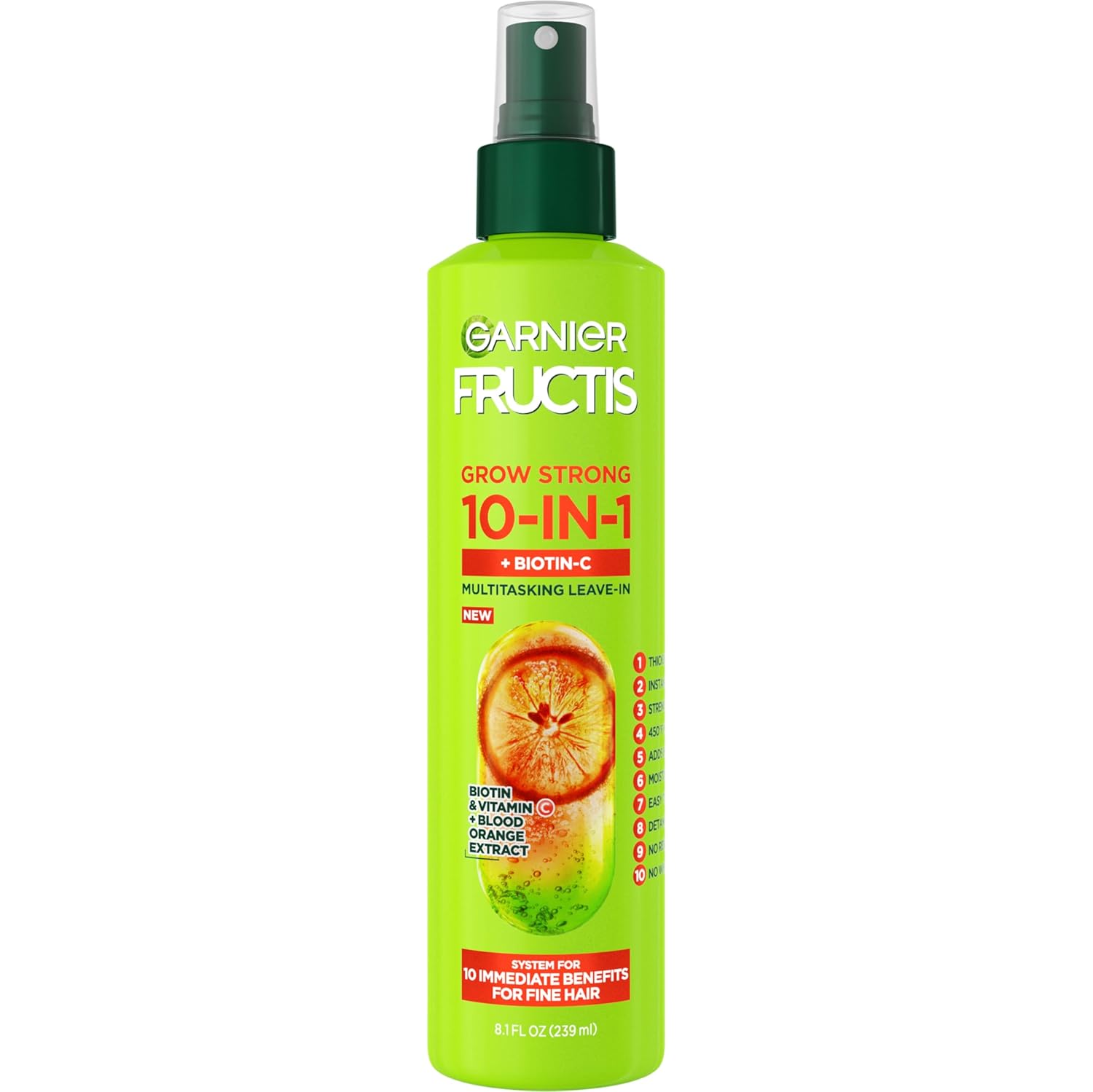 Transform Your Hair with Garnier Fructis Grow Strong Thickening Spray Now!