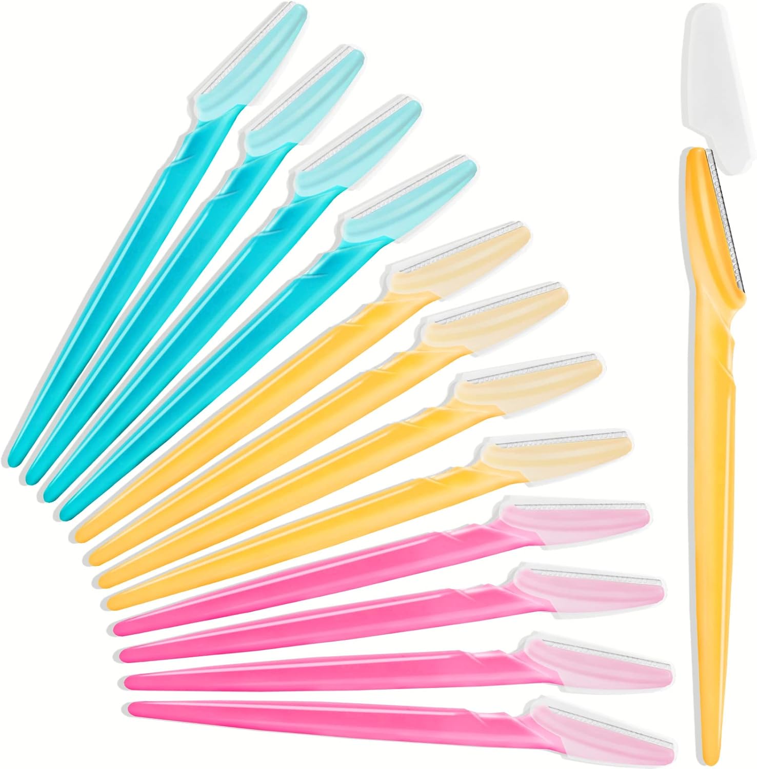 Transform Your Look with 12 Pcs Eyebrow Razors: The Must-Have Exfoliating Tool!