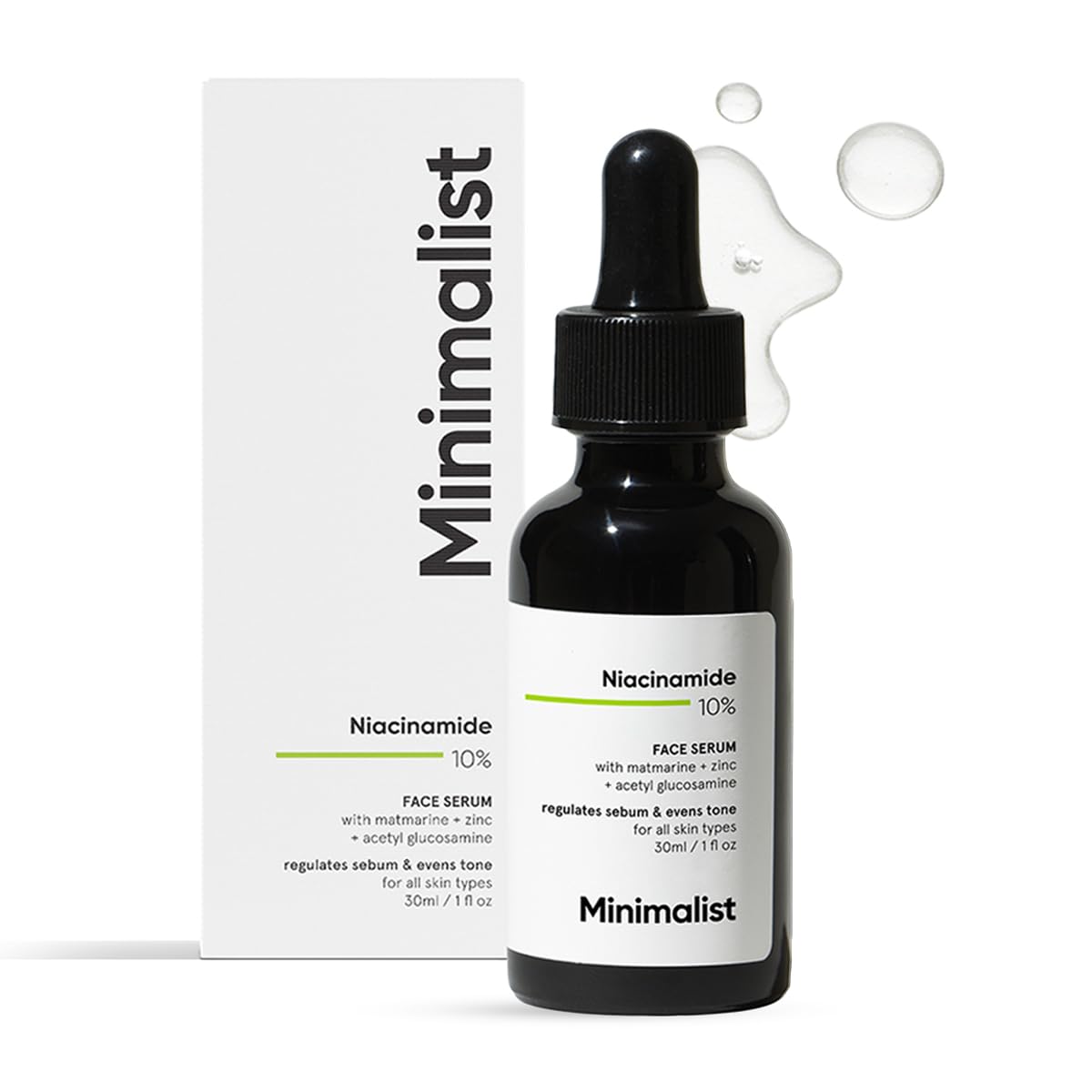 Transform Your Skin with Minimalist 10% Niacinamide Pore Minimizing Serum!