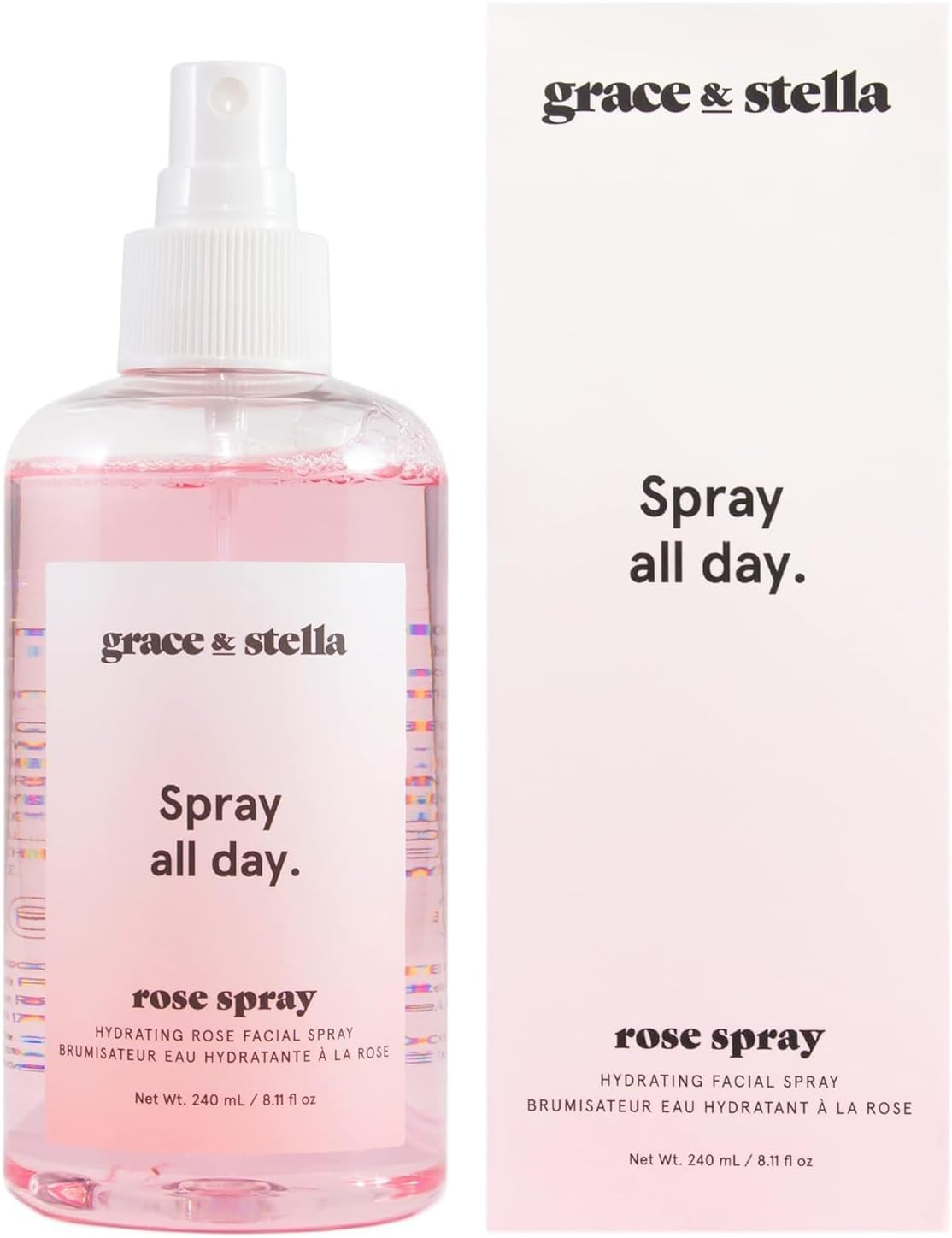 Unlock Radiant Skin with Grace & Stella’s Award-Winning Rose Water Facial Spray!