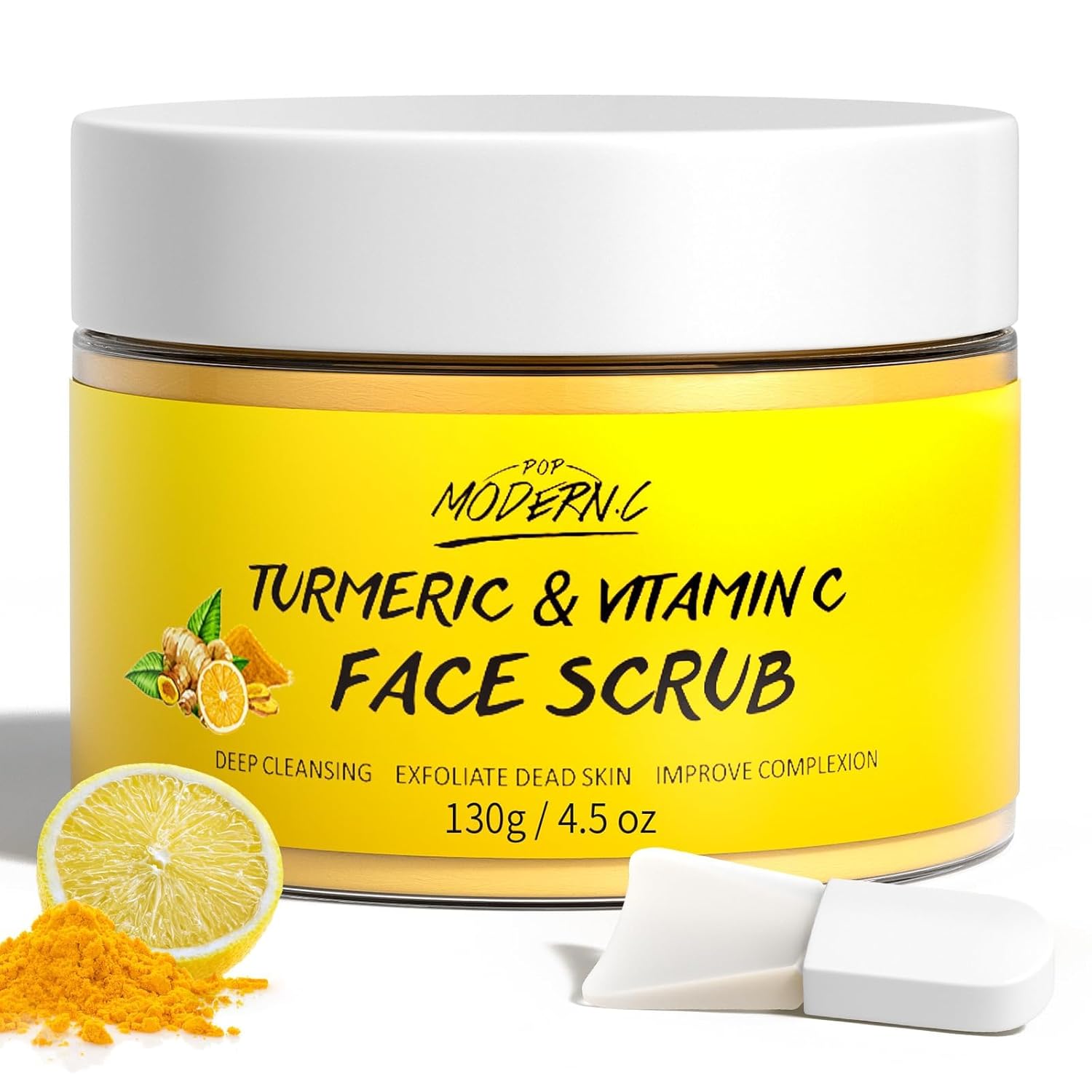 Reveal Radiant Skin: Microdermabrasion Kit with Vitamin C & Turmeric Scrub!