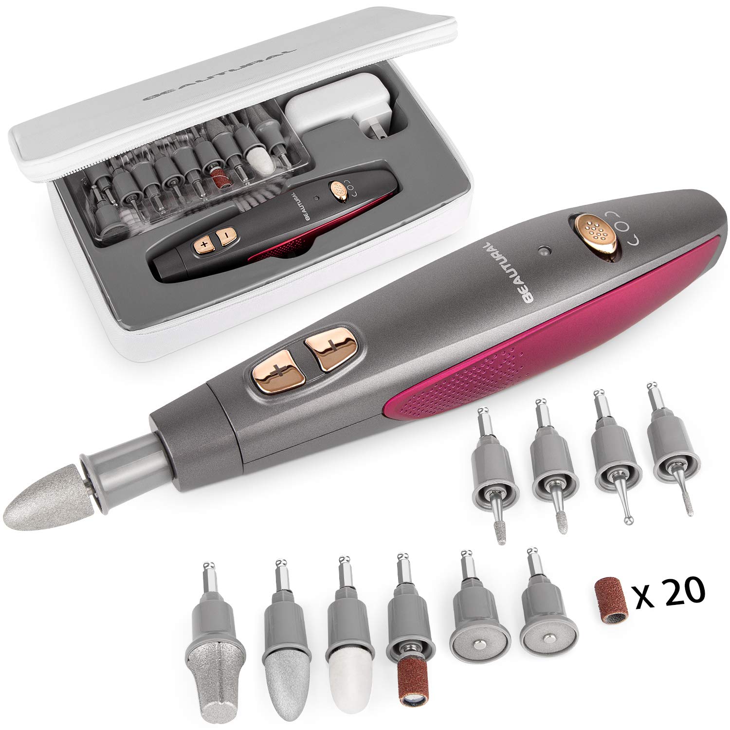Transform Your Nails with the BEAUTURAL Electric Manicure Kit: 10 Tools to Shine!