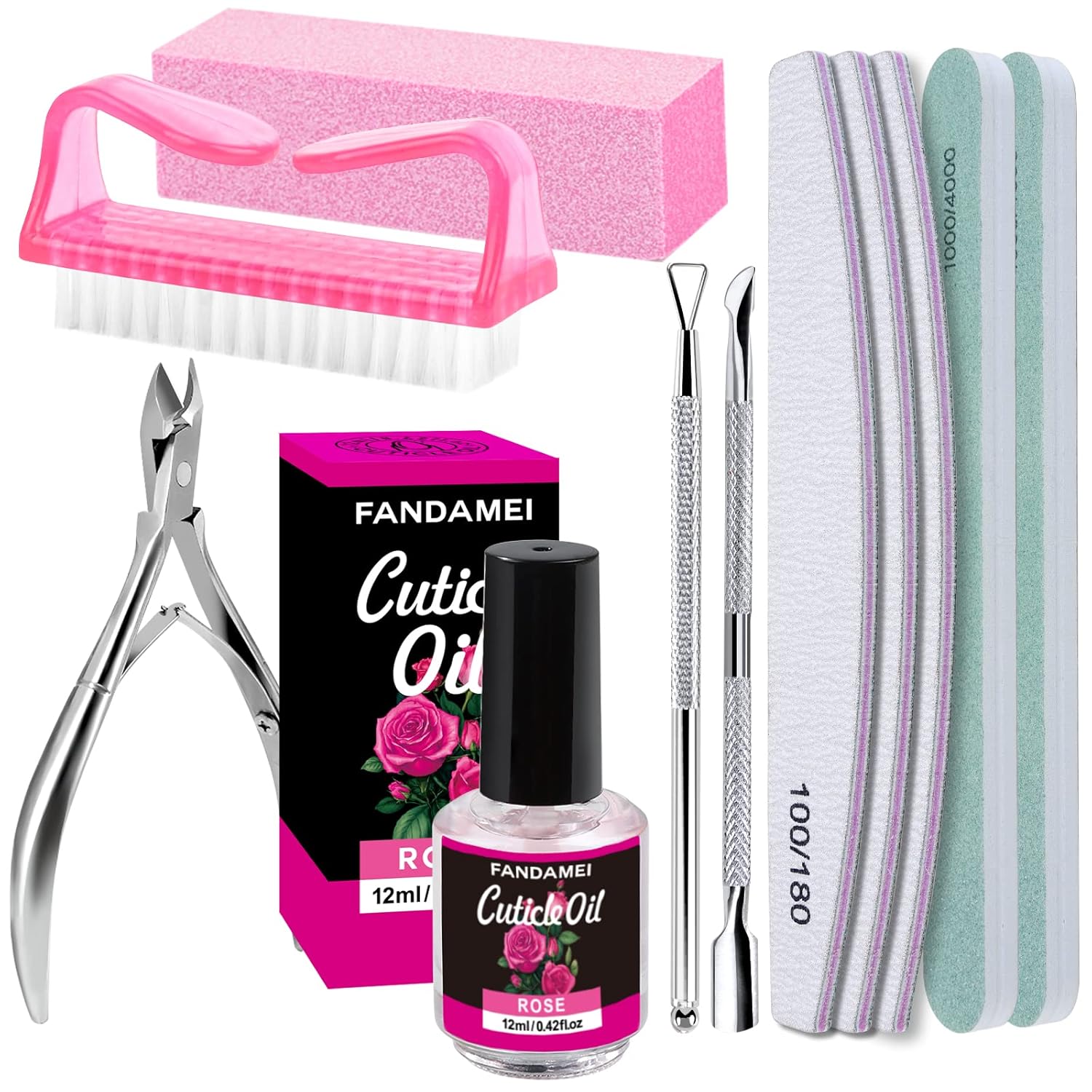 Transform Your Nails with the FANDAMEI Nail Buffer Set: Expert Care Awaits!