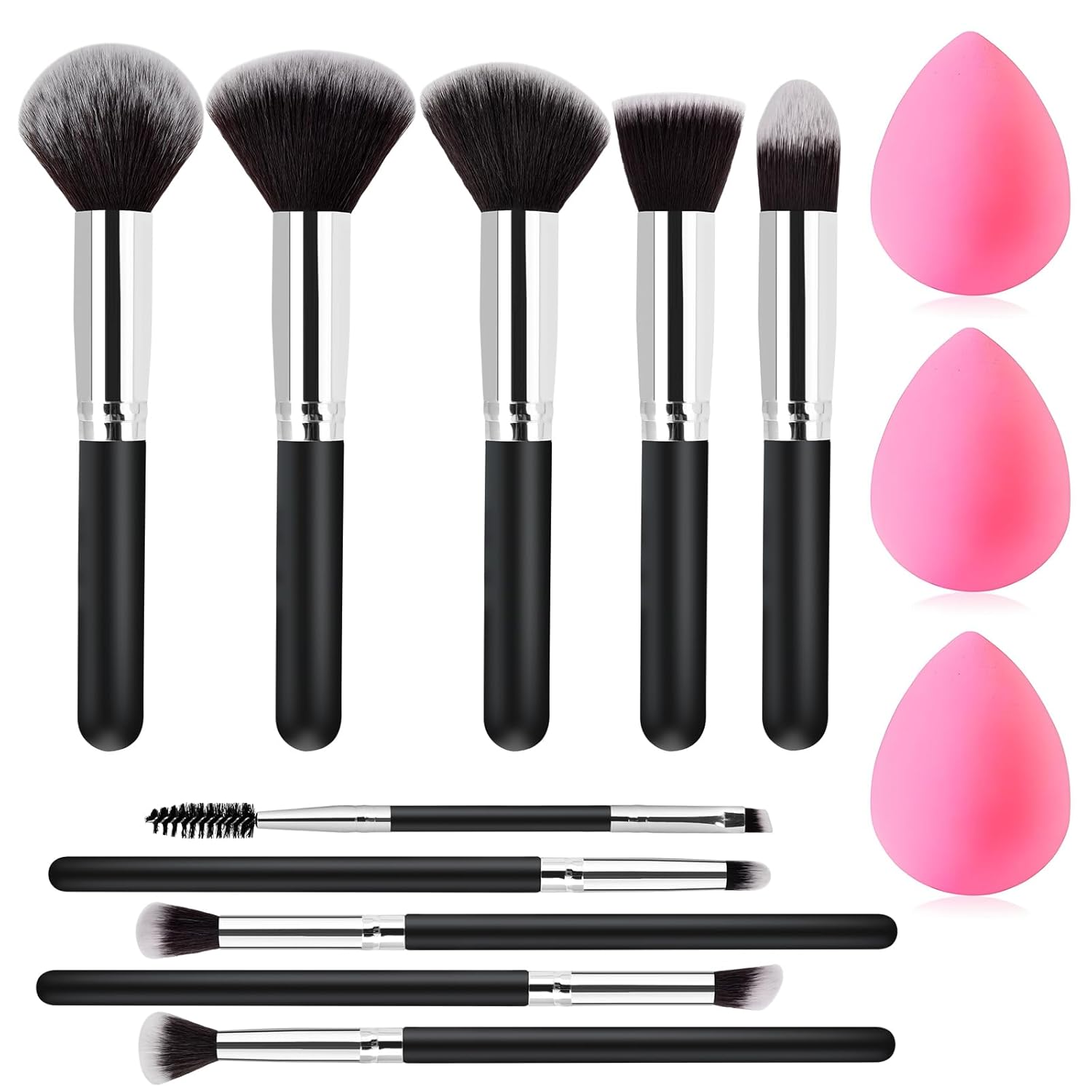 Transform Your Beauty Routine: Luxury 13-Piece Makeup Brush Set Perfect for Gifts!