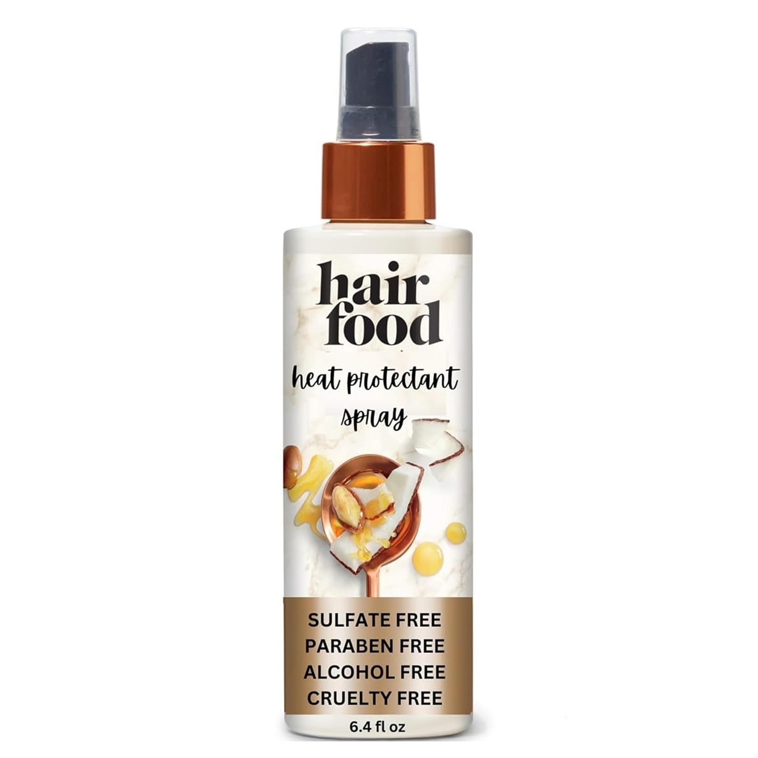 Transform Your Hair Routine with Hair Food Coconut & Argan Oil Heat Protectant Spray!