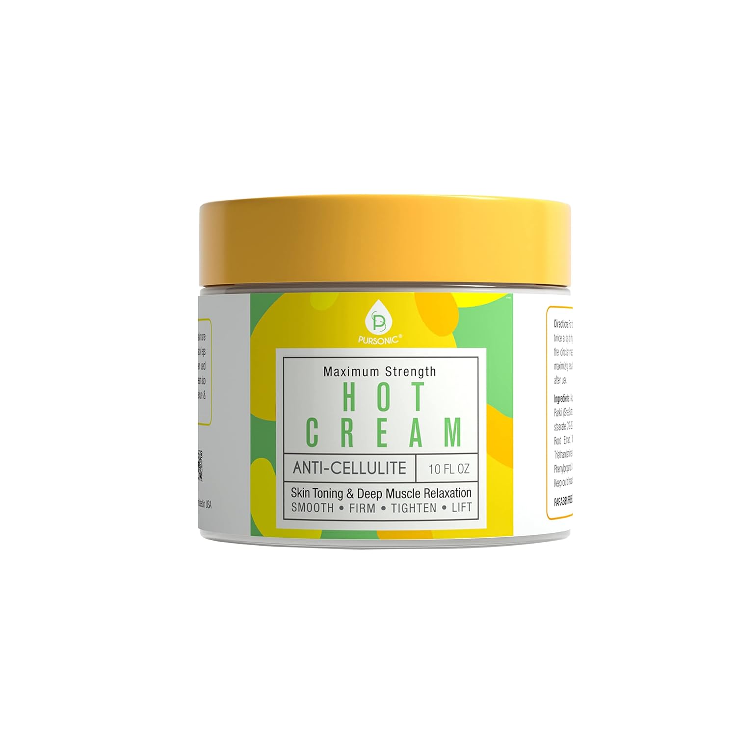 Transform Your Skin: Pursonic Anti-Cellulite Cream for Smooth Legs & Tummy!