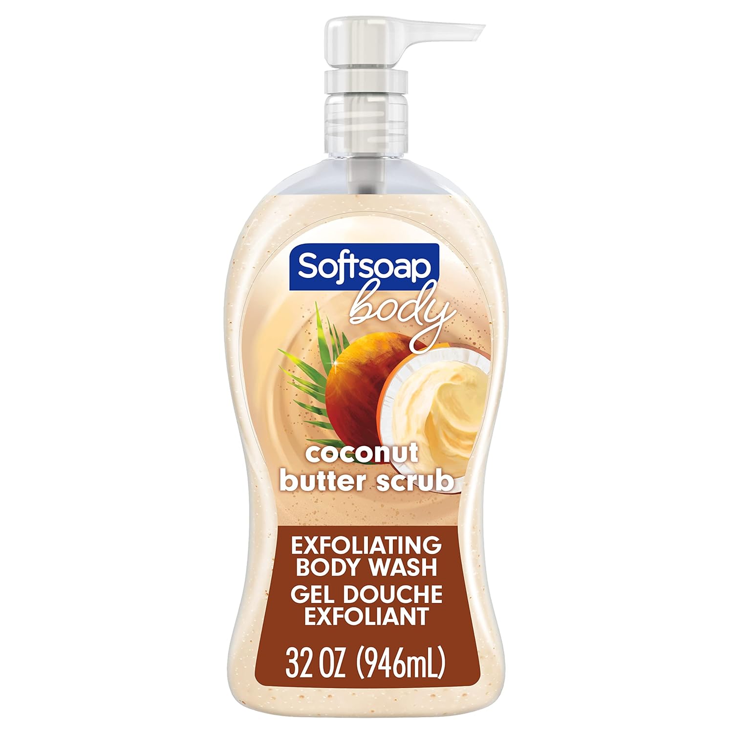 Transform Your Skin with Softsoap Coconut Butter Scrub Exfoliating Body Wash!