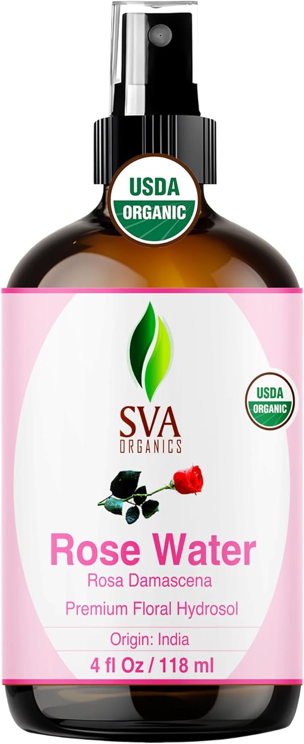 Revitalize Your Skin with SVA ORGANICS Rose Water Facial Spray – A Must-Have for Hydration!