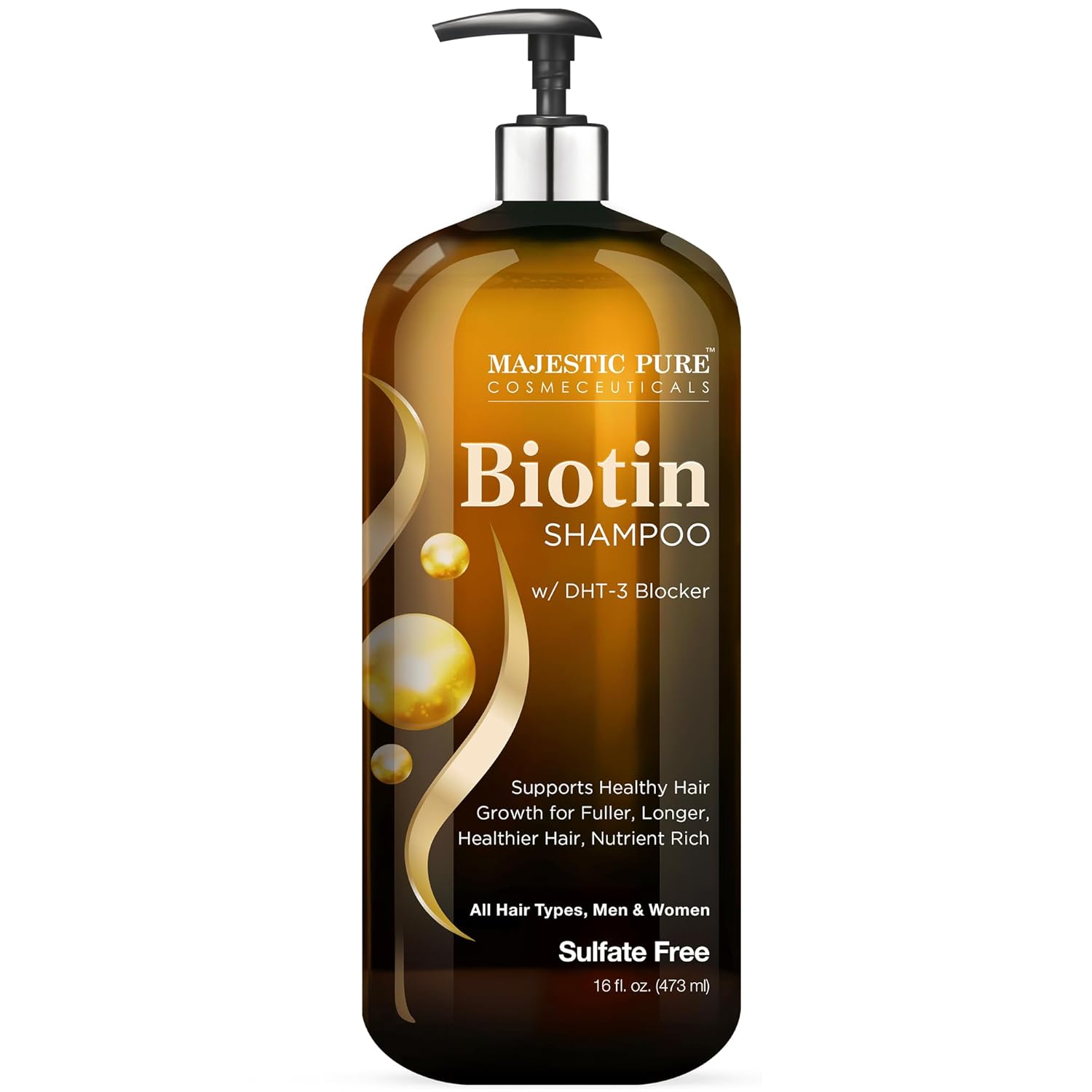 Transform Thin Hair with Majestic Pure Biotin Shampoo: Volumizing & Nourishing!