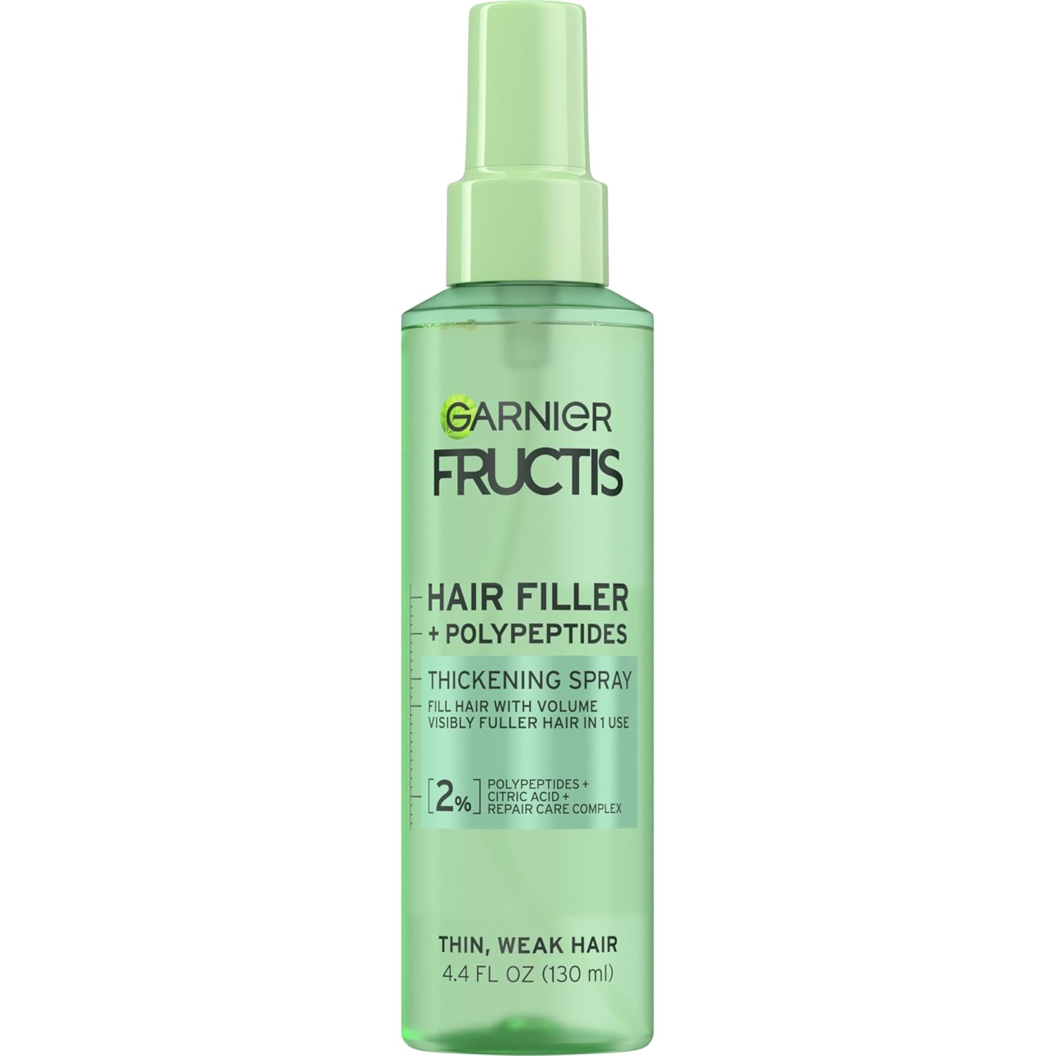 Transform Thin Locks! Garnier Fructis Hair Filler Thickening Spray for Volume Boost