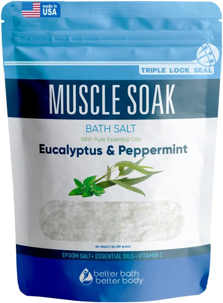 Transform Your Bathing Experience: Relax with Muscle Soak Epsom Salt & Essential Oils!
