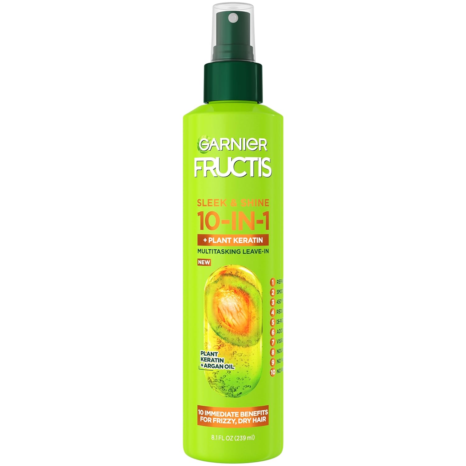 Transform Your Hair: Garnier Fructis Sleek & Shine Spray for Frizzy, Dry Locks!