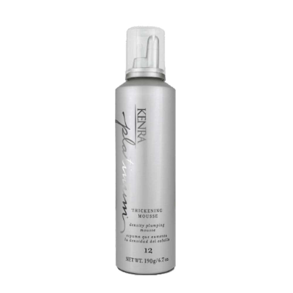 Transform Your Hair with Platinum Thickening Mousse: Volume & Body for All Types!