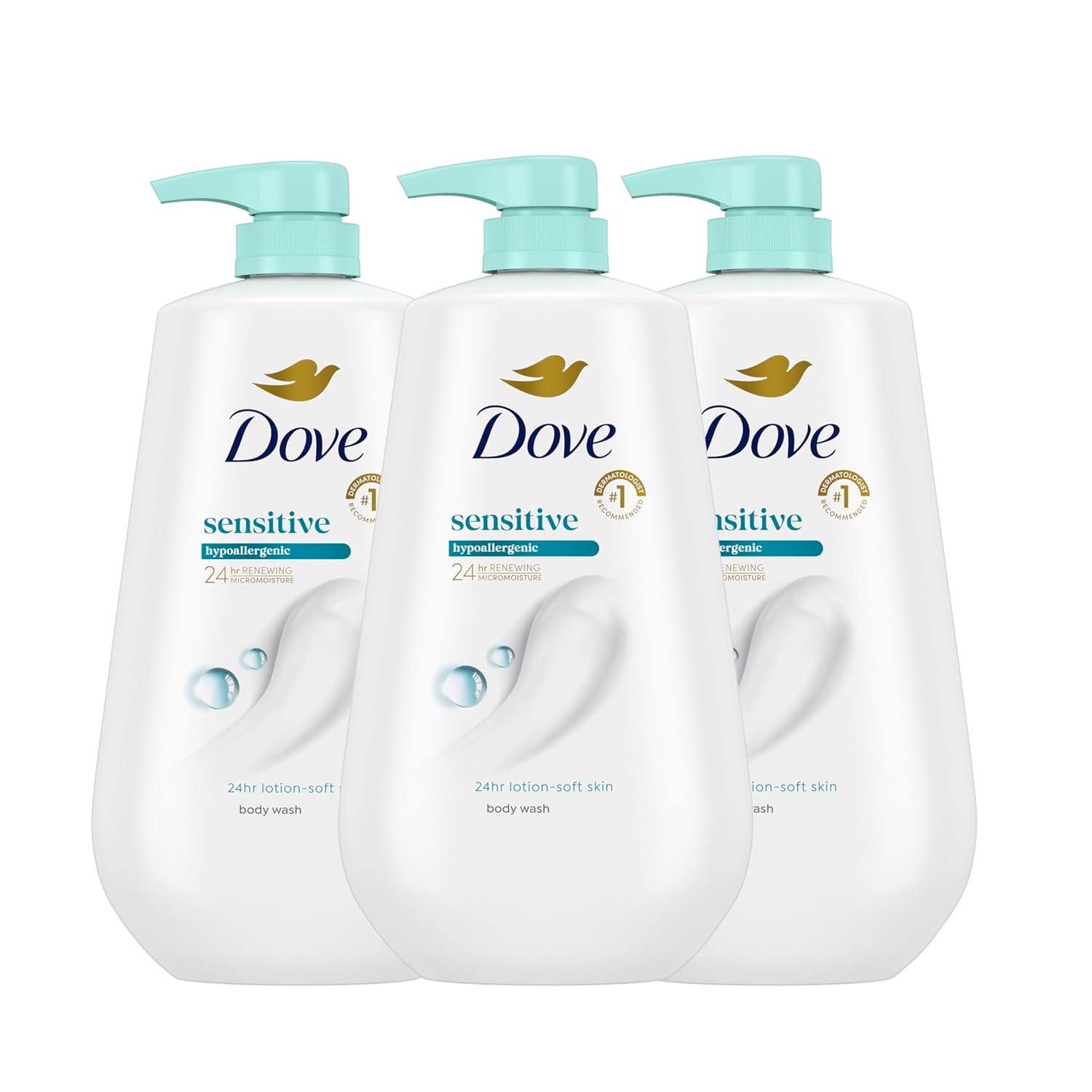 Transform Your Skin: Dove Body Wash for Sensitive Skin—Moisturize for 24 Hours!
