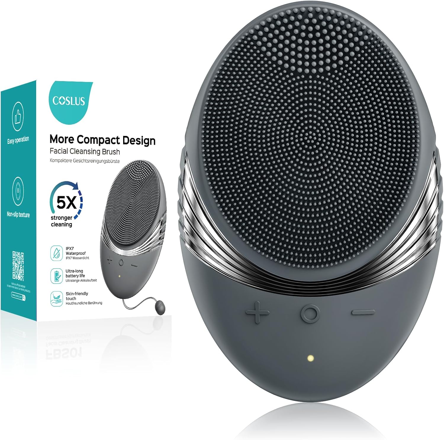 Transform Your Skincare Routine with the COSLUS FBS01 Facial Cleansing Brush!
